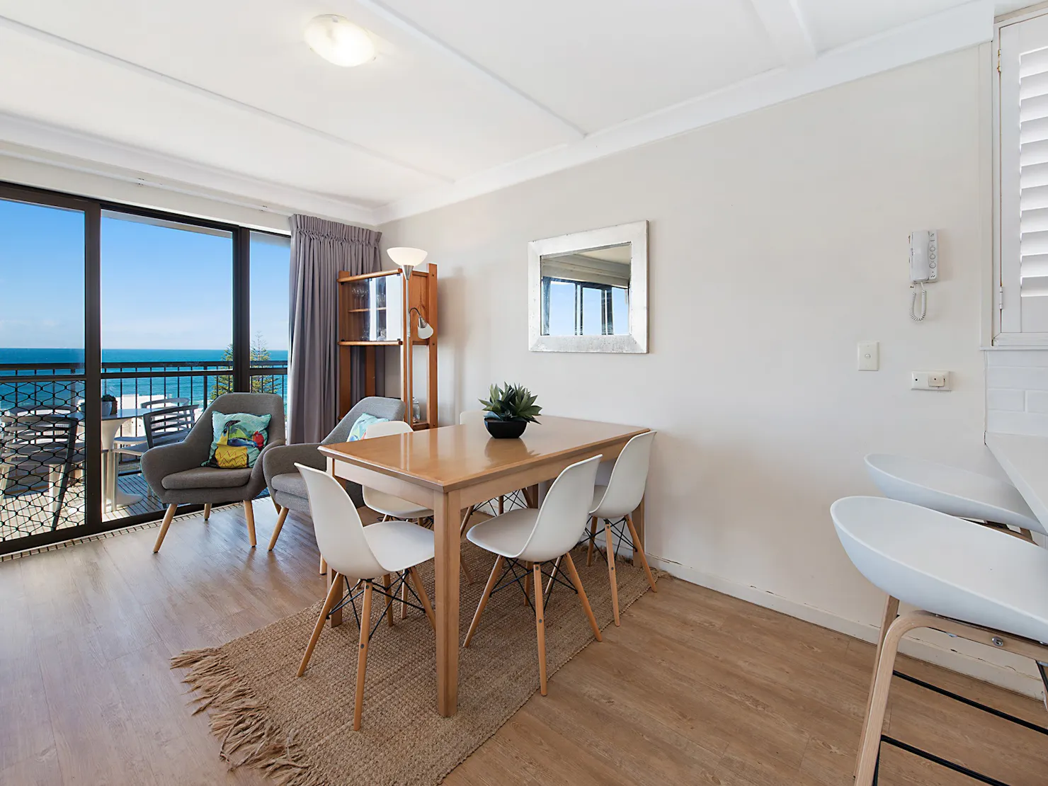 Dining area with view