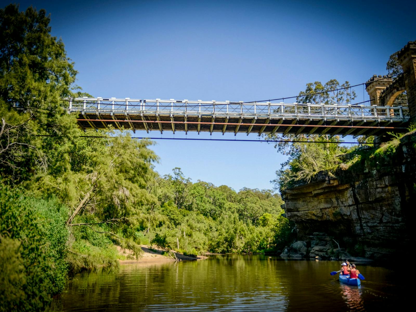 Kangaroo River and Hampden Bridge