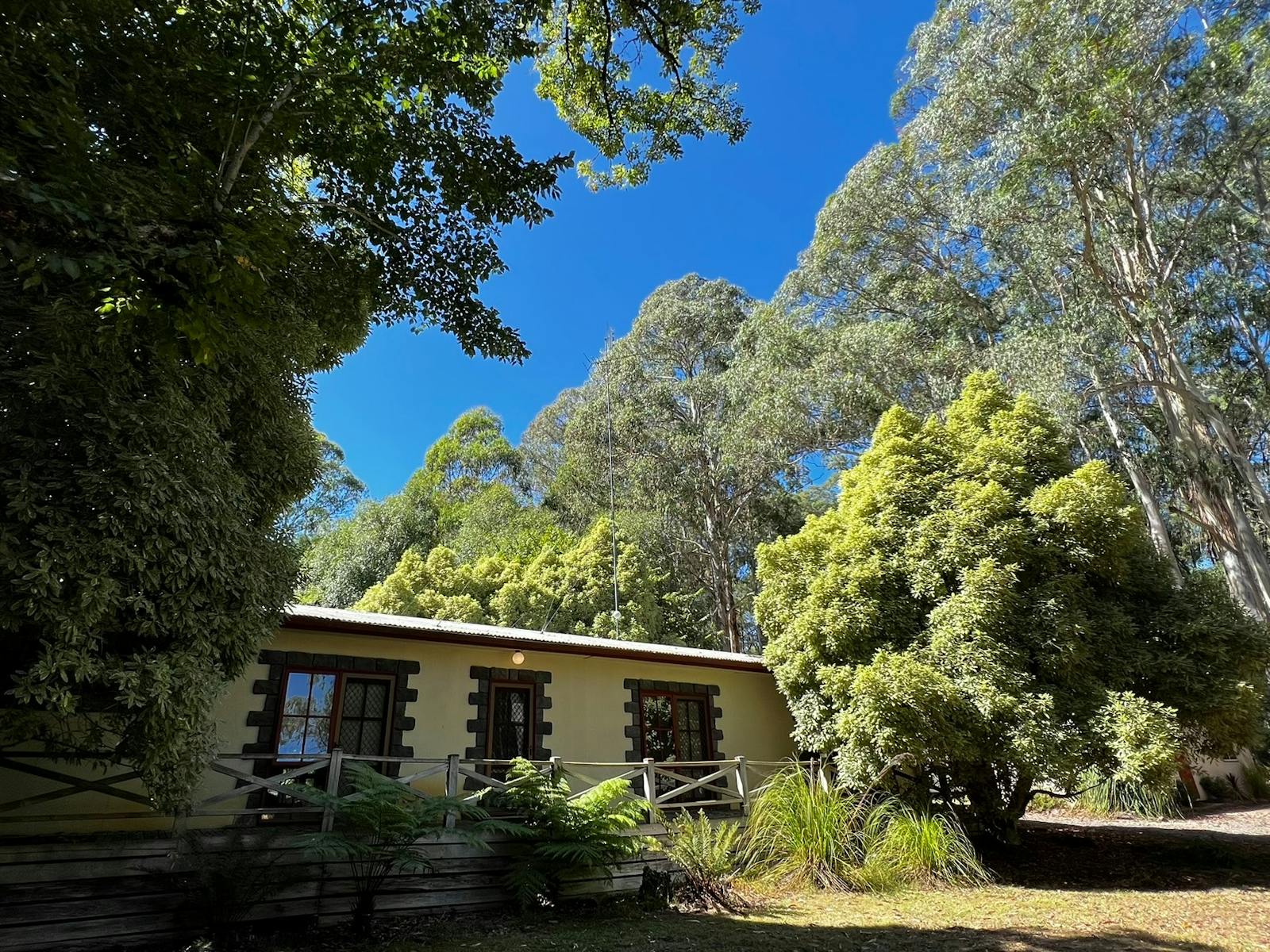 The Lodge - front view of the accommodation