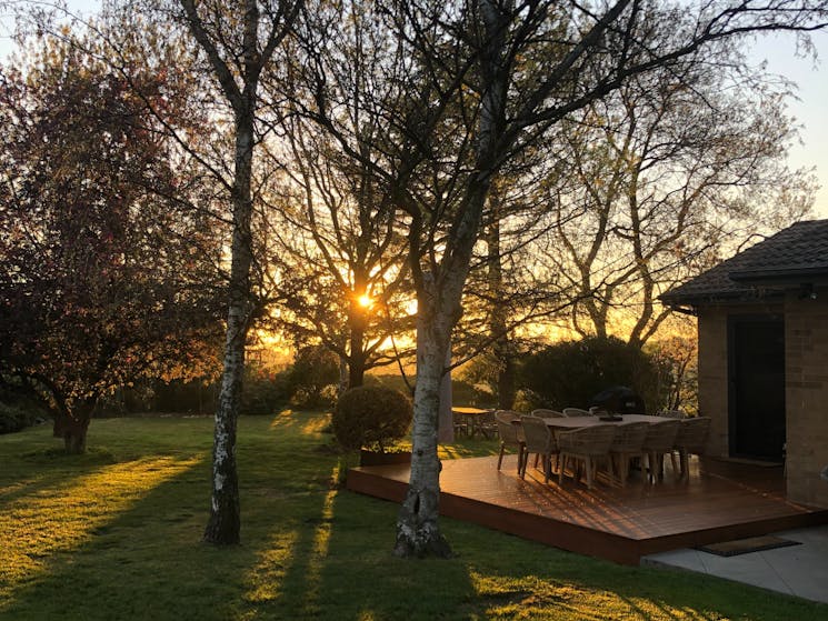 Deck at Sunrise