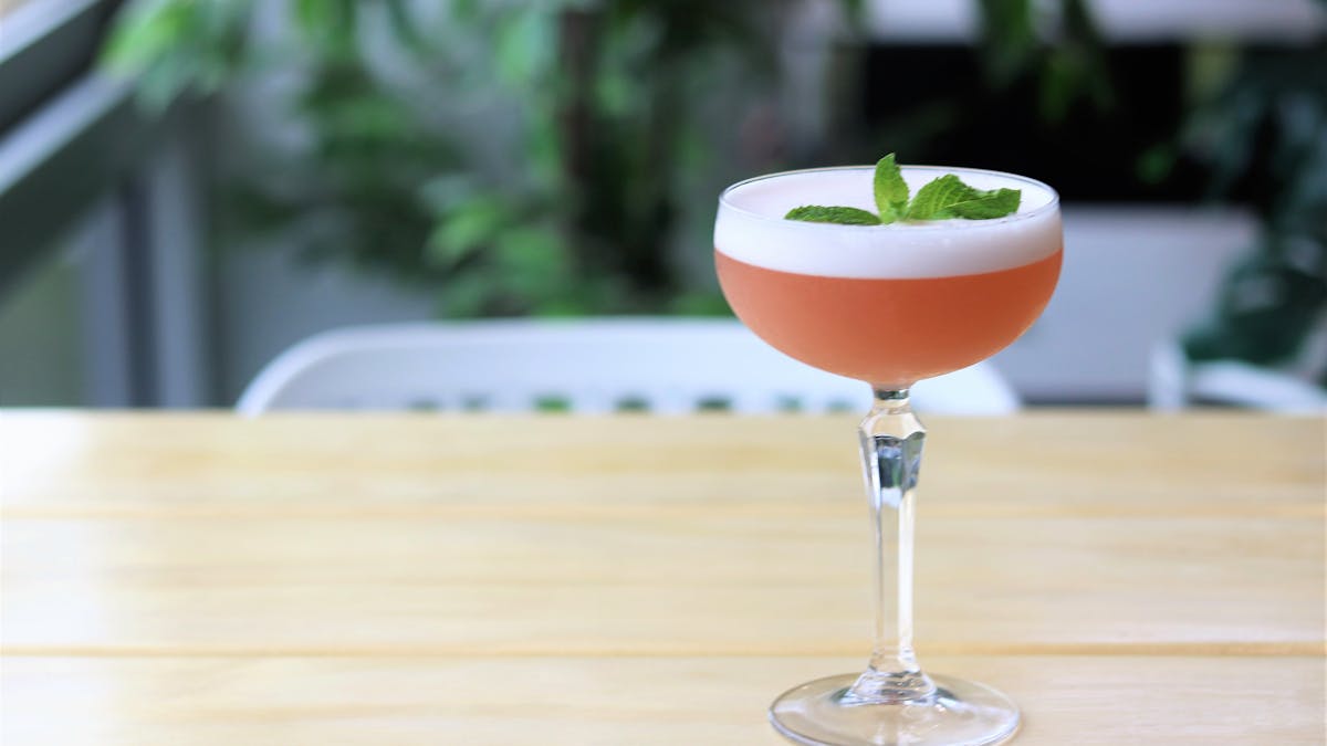 French martini hints of raspberry & pineapple