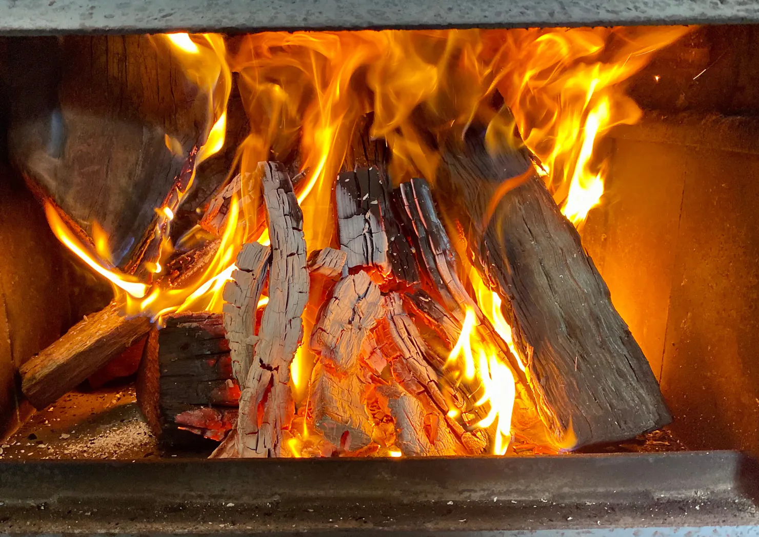 All 6 cottages have fireplace to snuggle up beside, timber provided