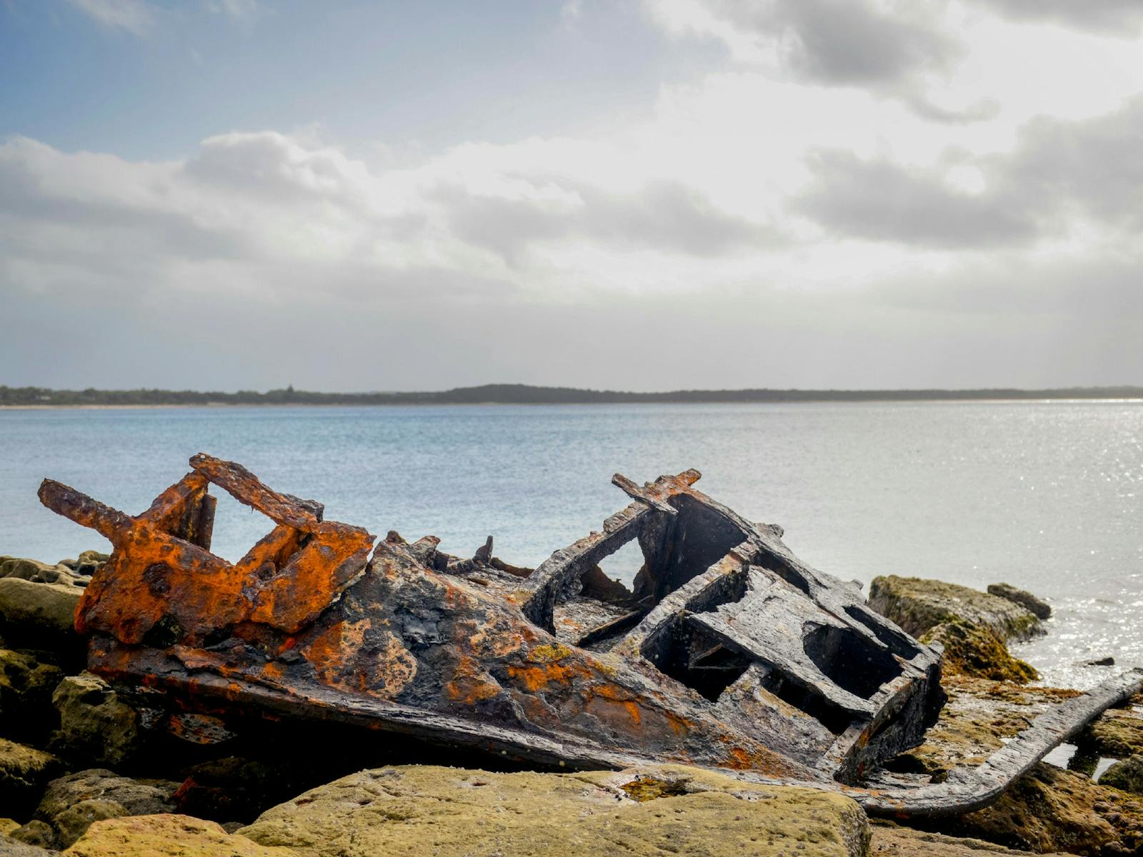 Wreck of the SS Merimbula at Currarong