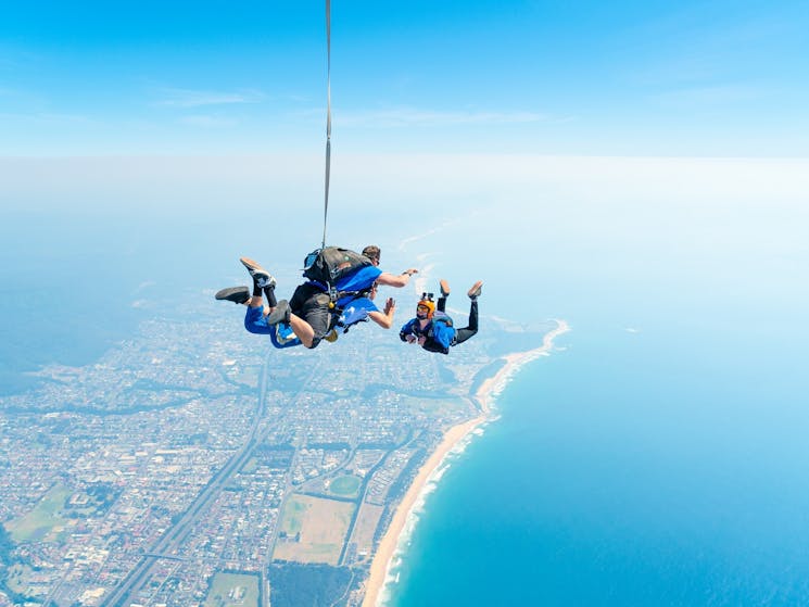 Wollongong Skydiving with Dedicated Camera