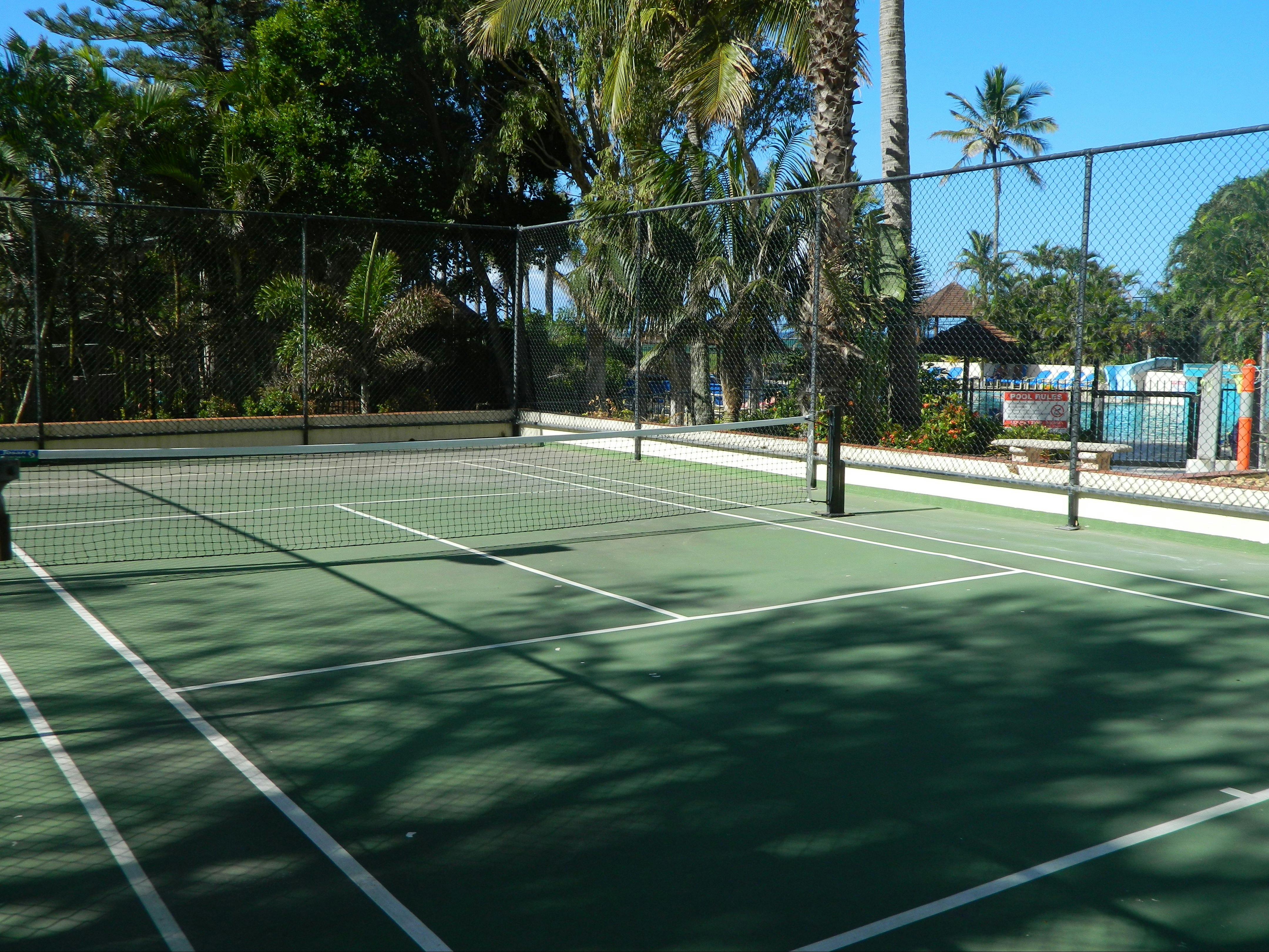 Half Sized Tennis Court