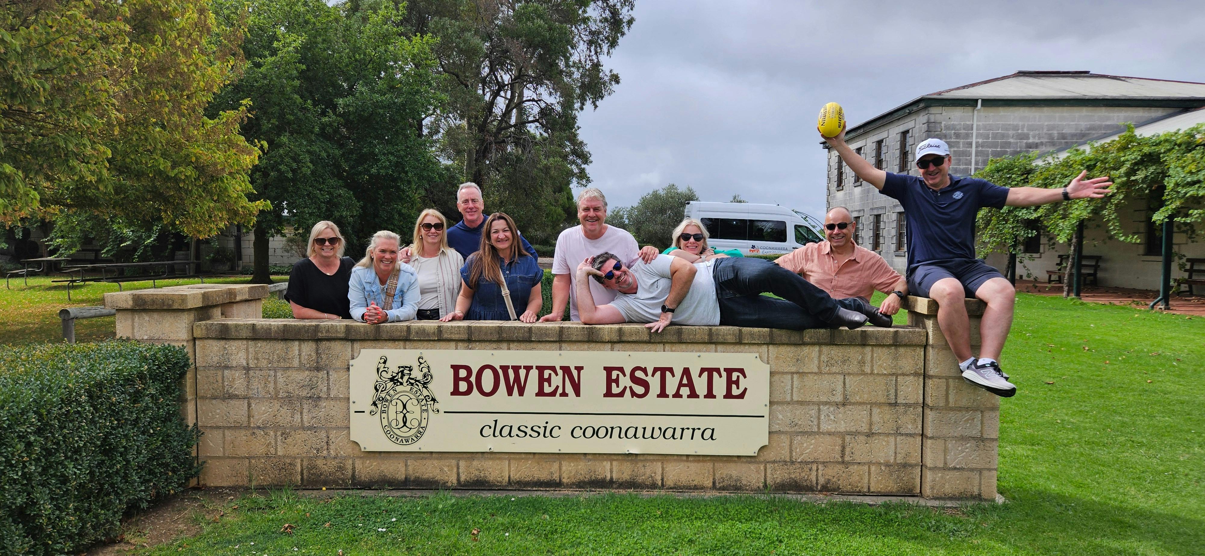 Guests on tour with Coonawarra Experiences