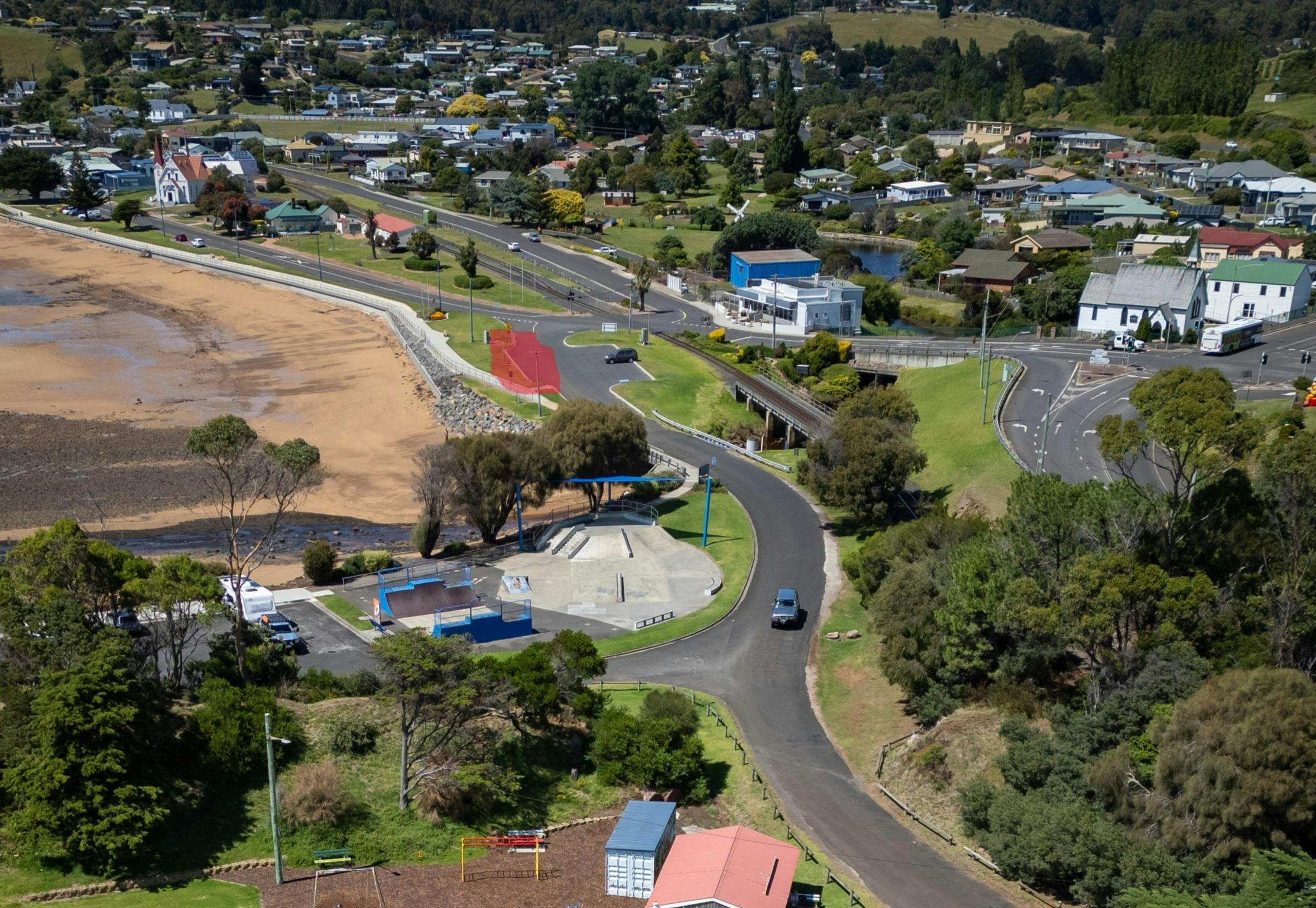 Skate Park Arial Photo