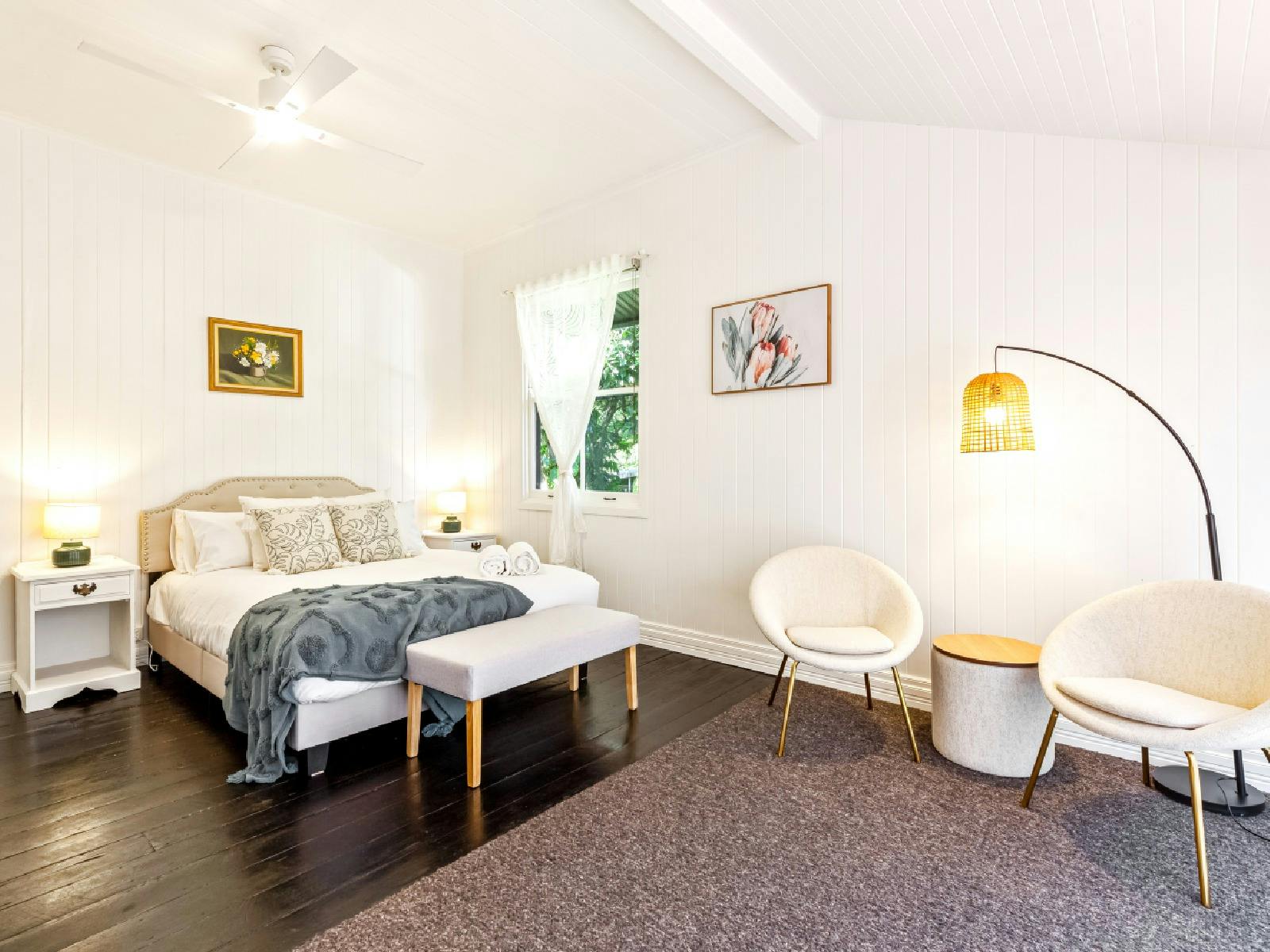 Master queen bedroom with walk-in wardrobe Master queen bedroom with walk-in wardrobe