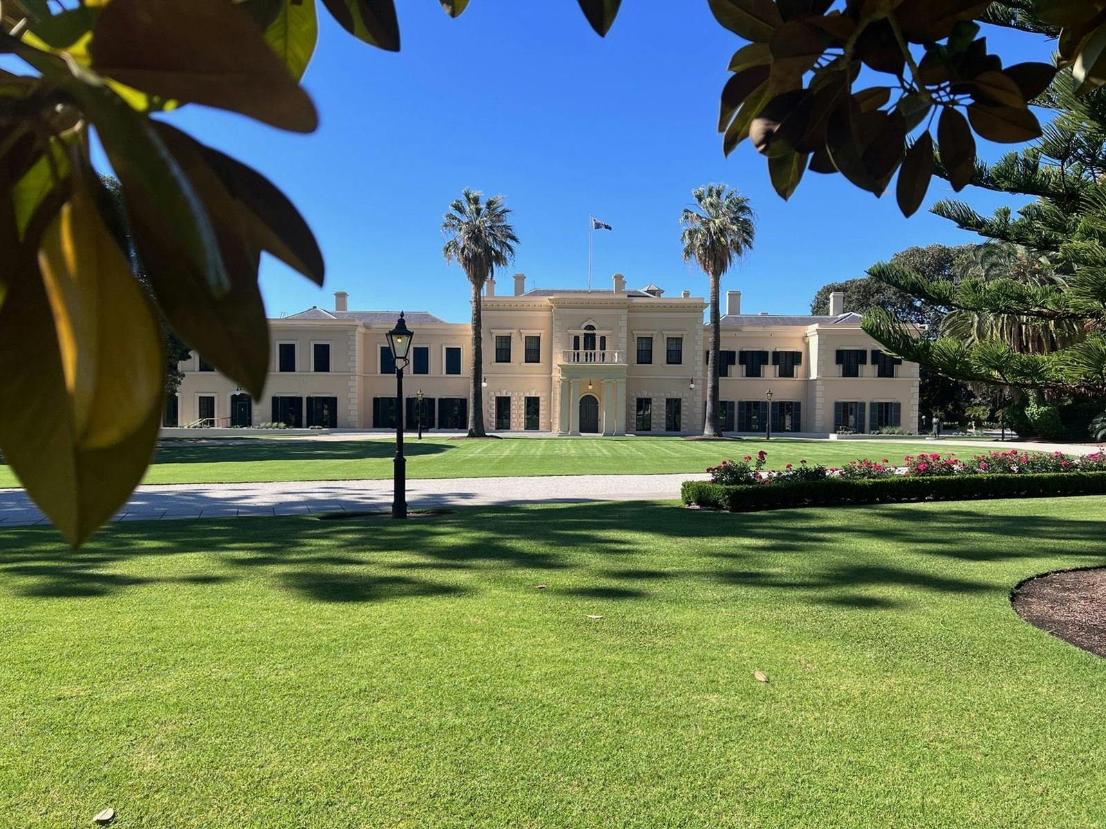 Government House front gardens