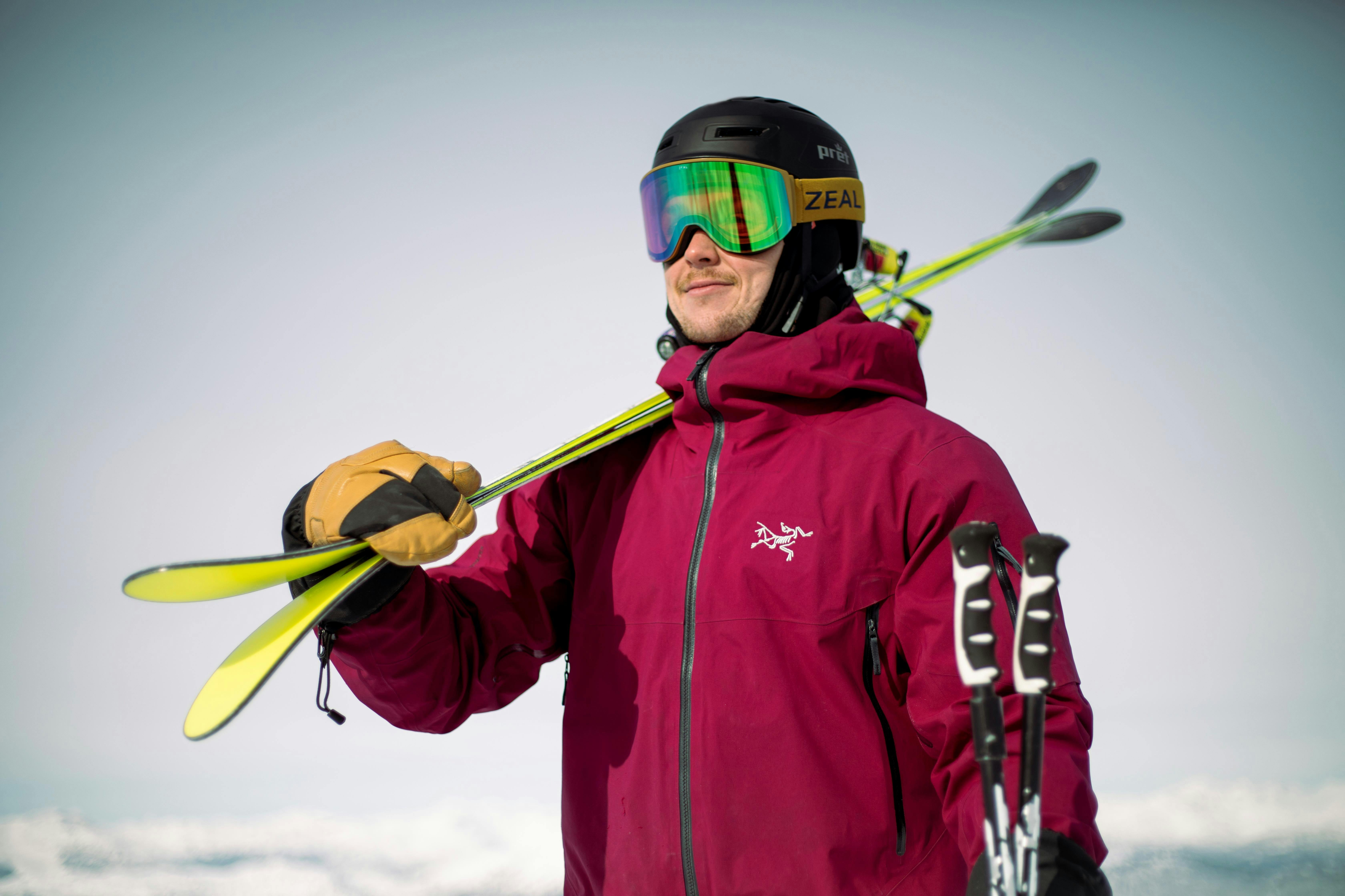 Head guy in pink jacket