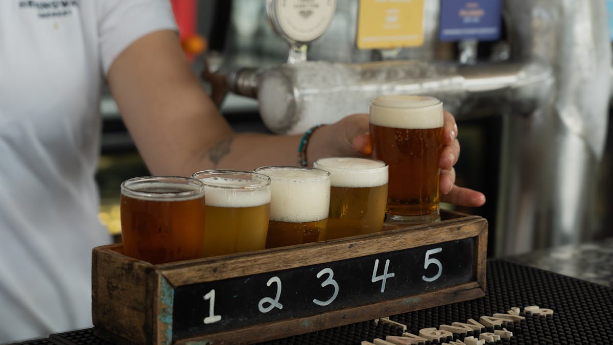 Tasting paddle