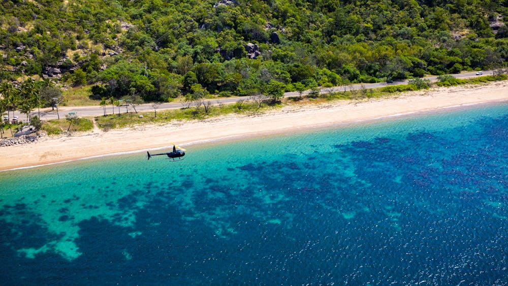 Cape Cleveland Lighthouse Scenic Flight & Picnic at Magnetic Island - Townsville Helicopters