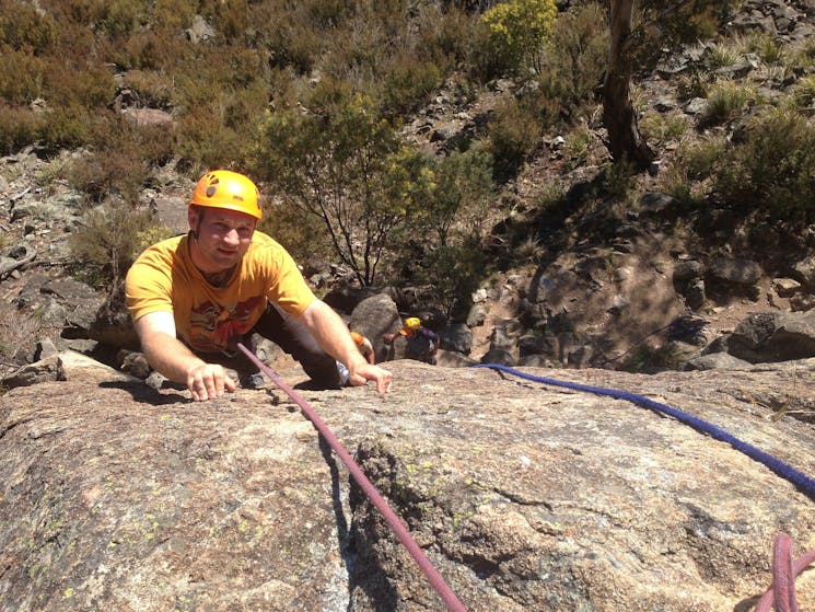 Climbing Jindabyne Snowy Mountains