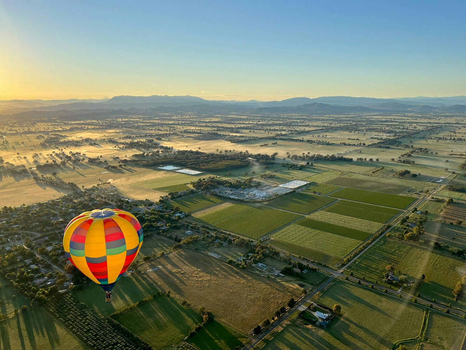 Mount Buffalo on the horizon