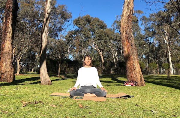 The Yoga Circle at the Chinese Tribute Gardens