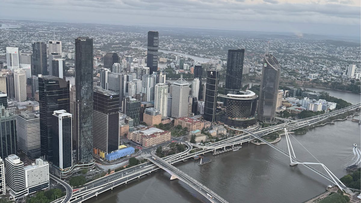 city scenic brisbane skyline helicopter tour australia queensland