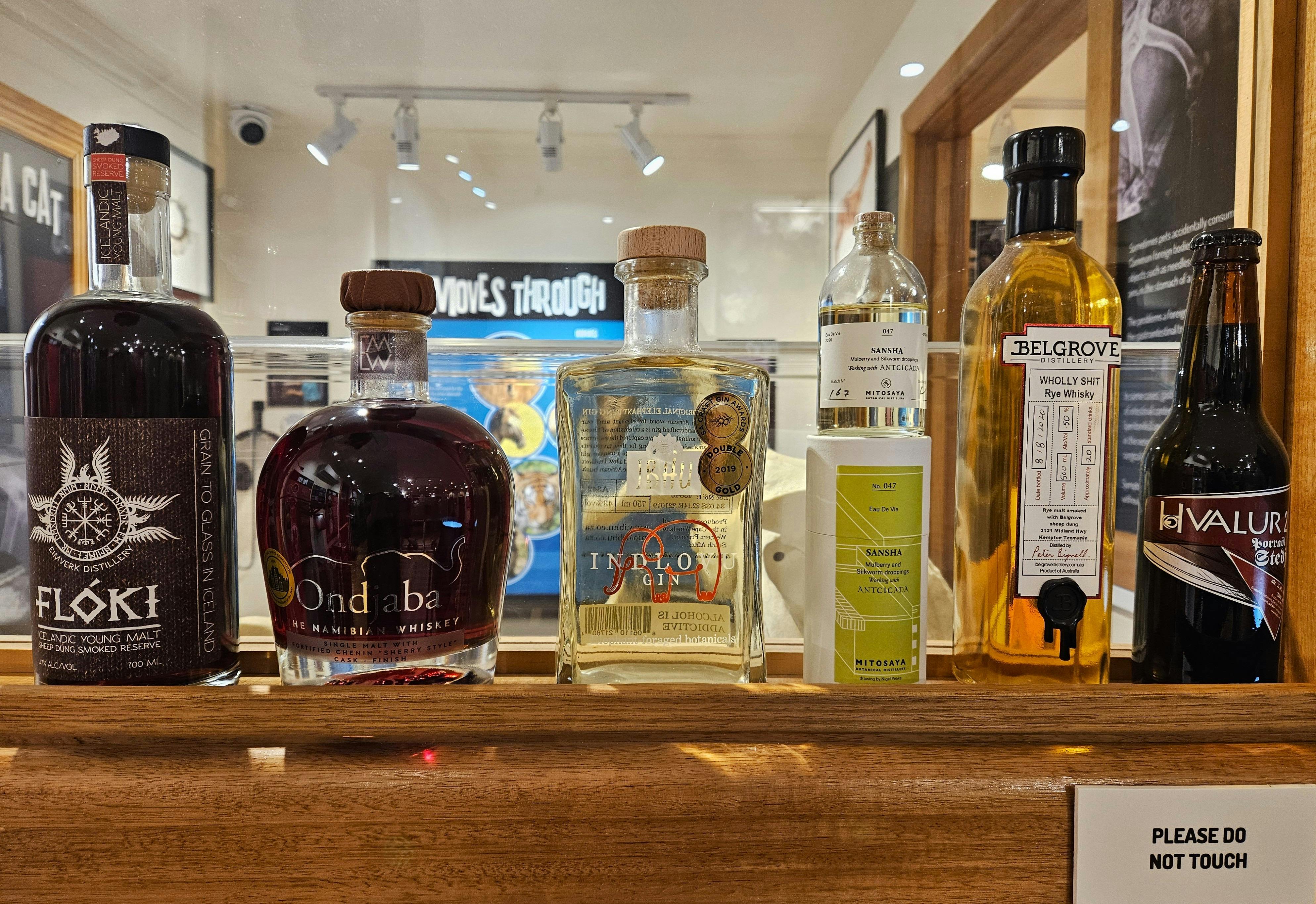 Alcoholic beverages at Pooseum