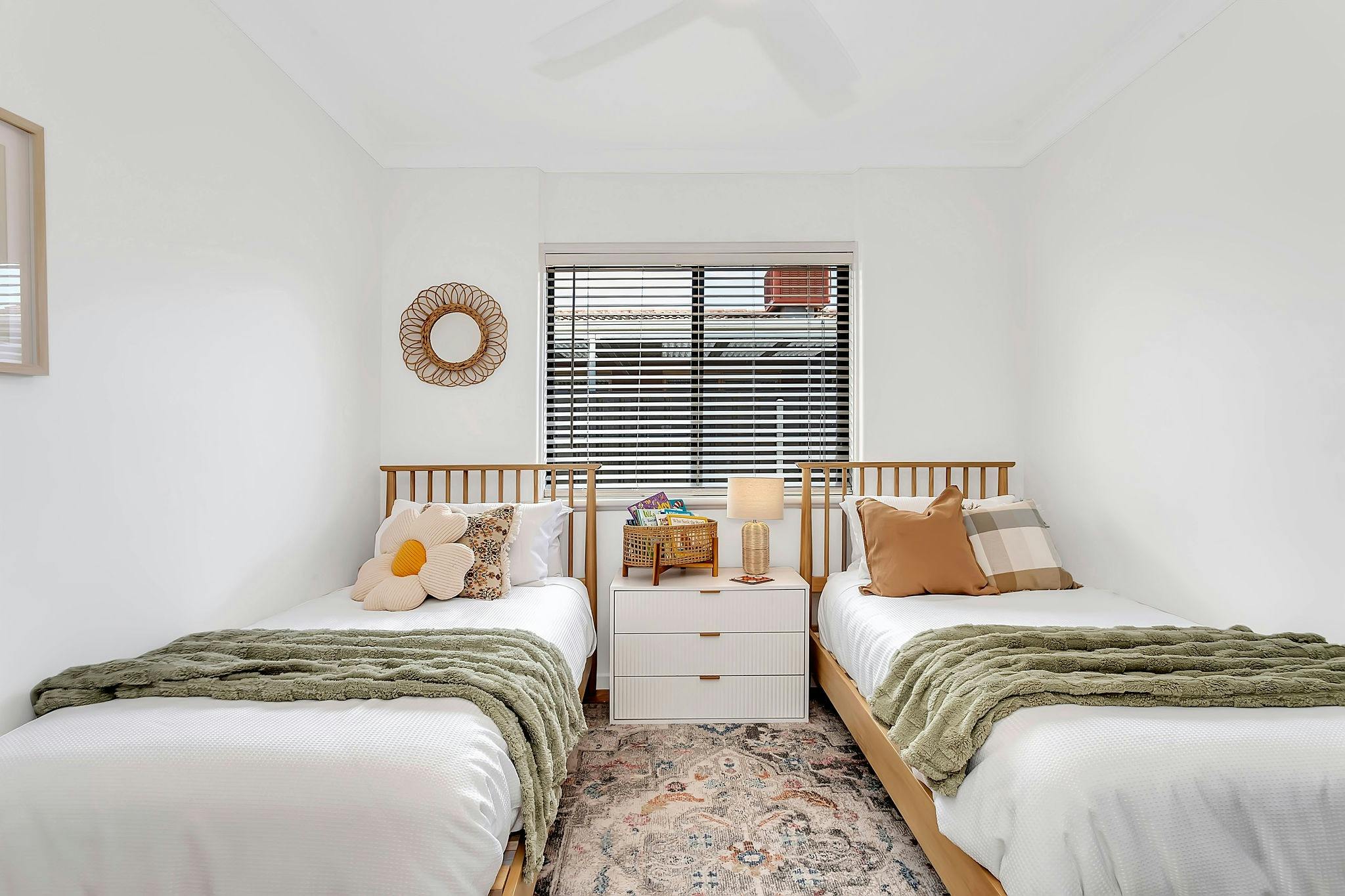 Twin Room – 2x Single beds, perfect for kids or friends