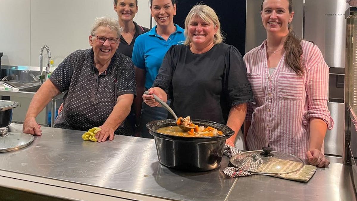 Chaplancy Group at Julia Creek Caravan Park Bush Dinner