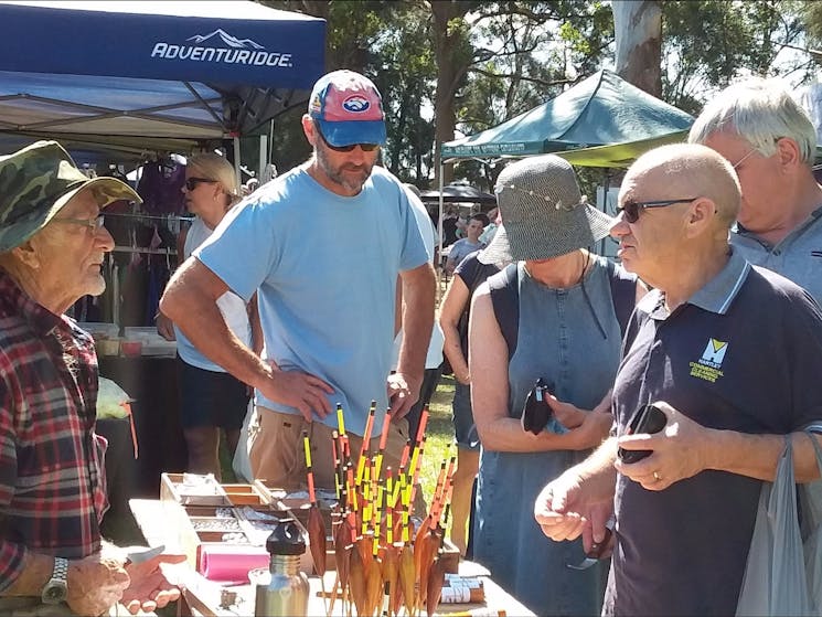 Get your fishing lures at Laurieton Riverwalk Markets