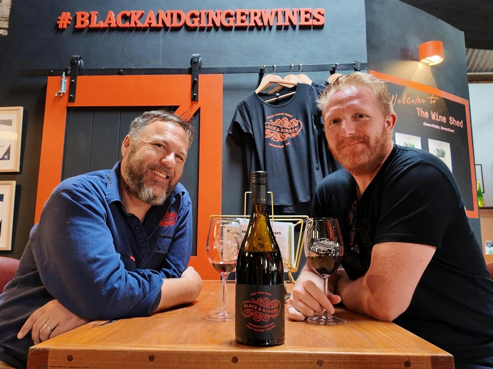 Black and Ginger Wine Shed