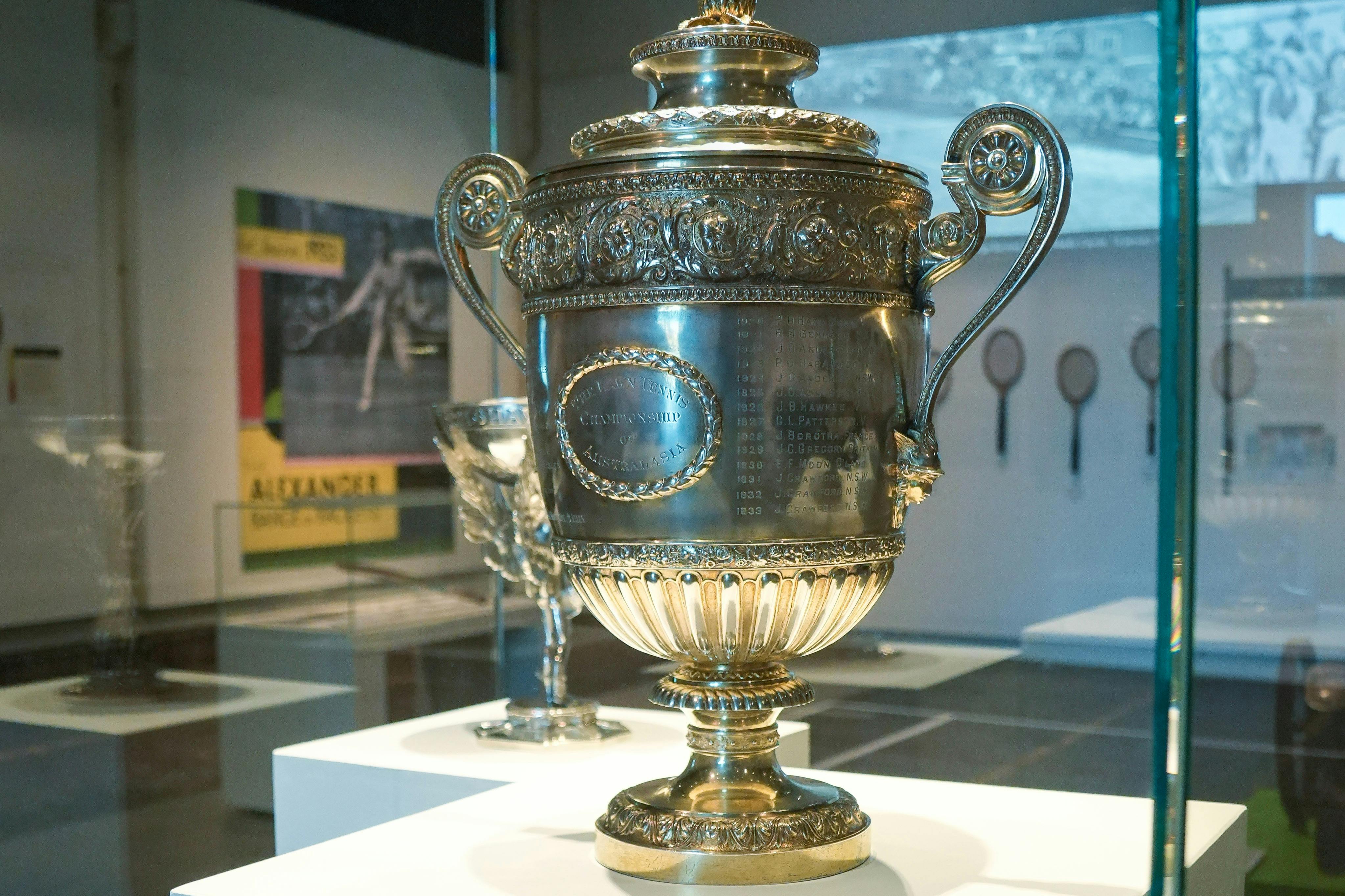A large trophy cup