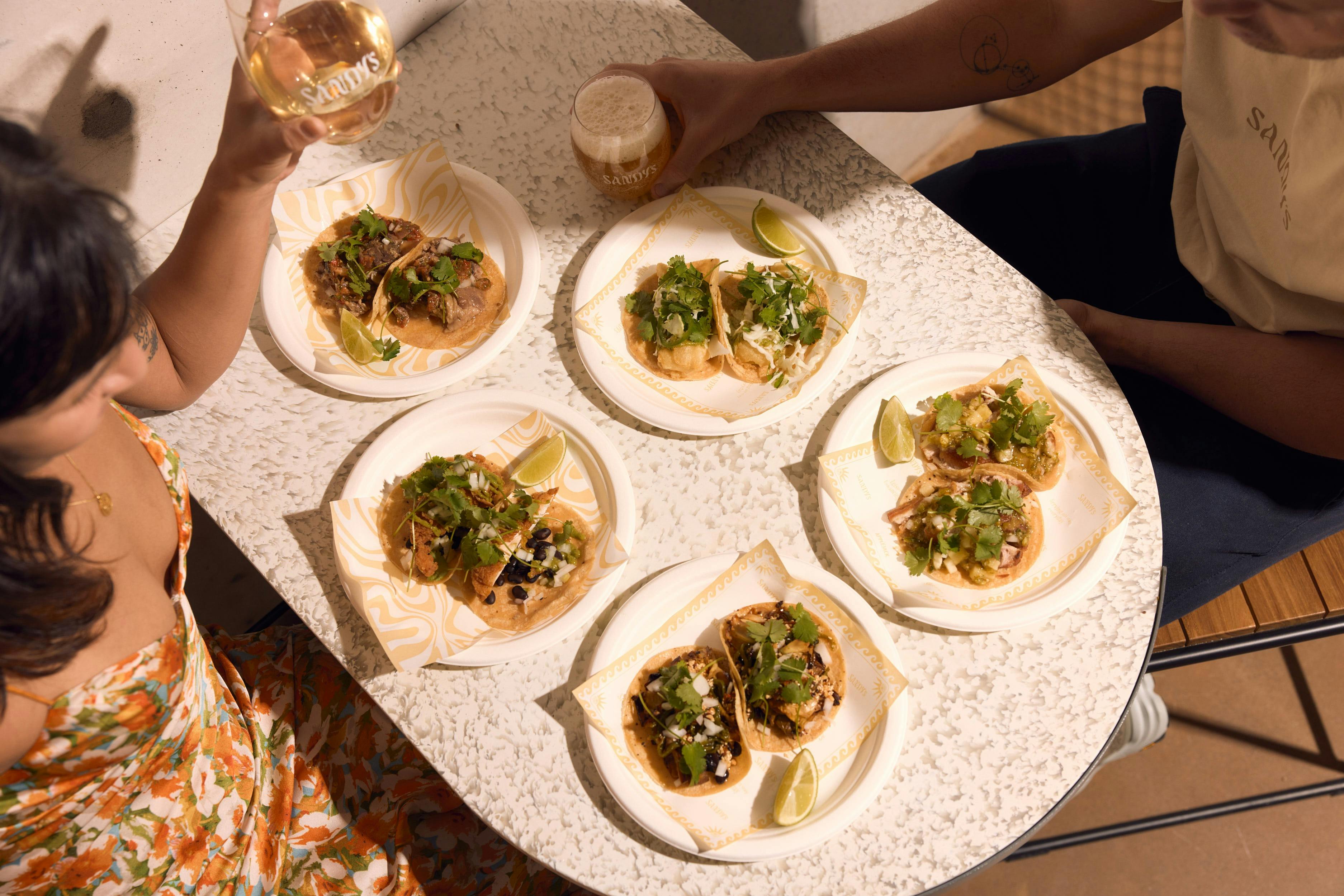 桑迪的食物傳播