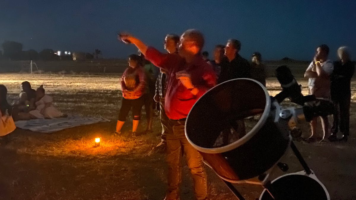 Astronomy tour at the Kurumba outback by the sea festival 2022