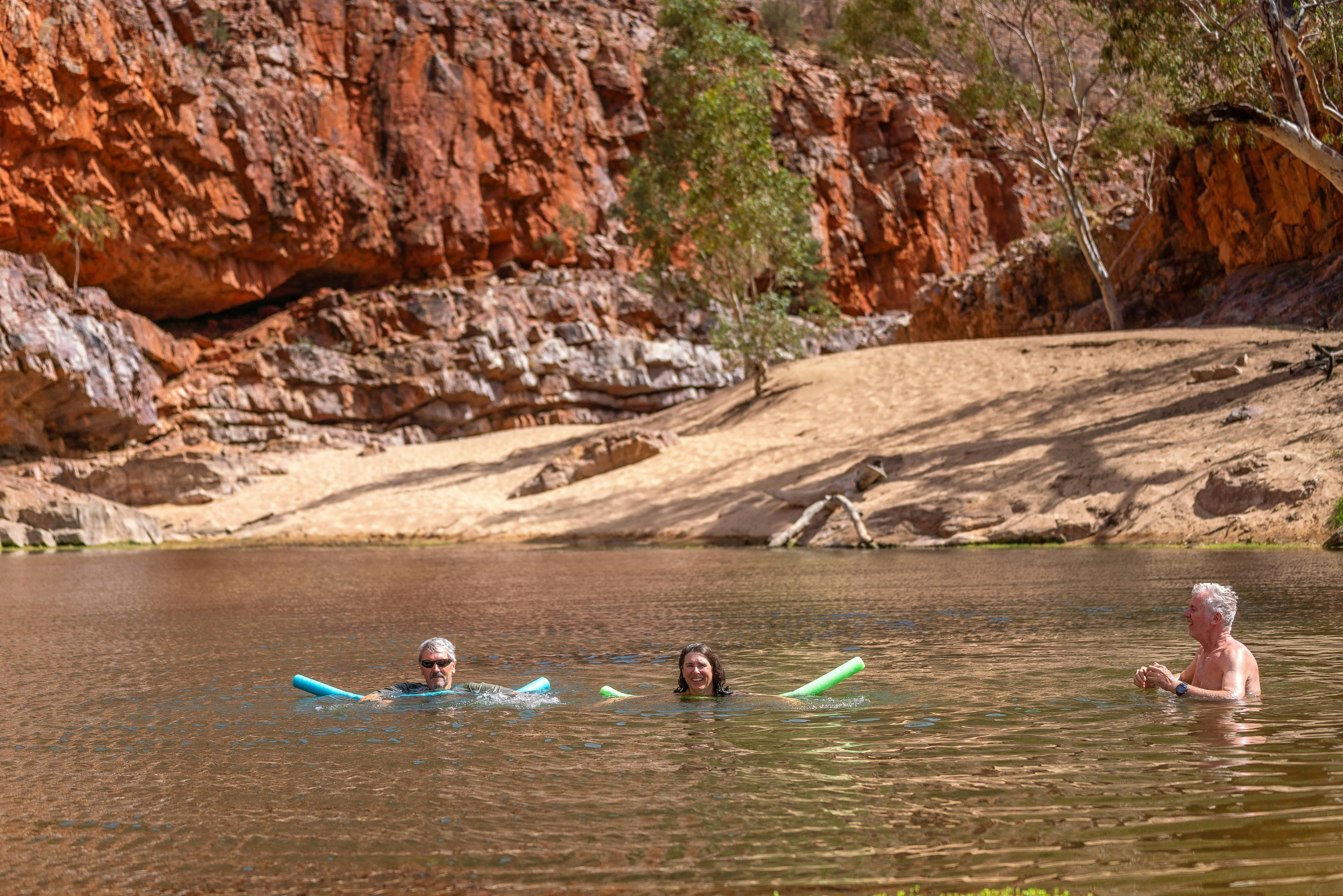 West MacDonnell Ranges Ormiston Gorge Waterhole swimming