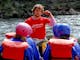 Experienced guides teaching clients how to paddle the Mitta River