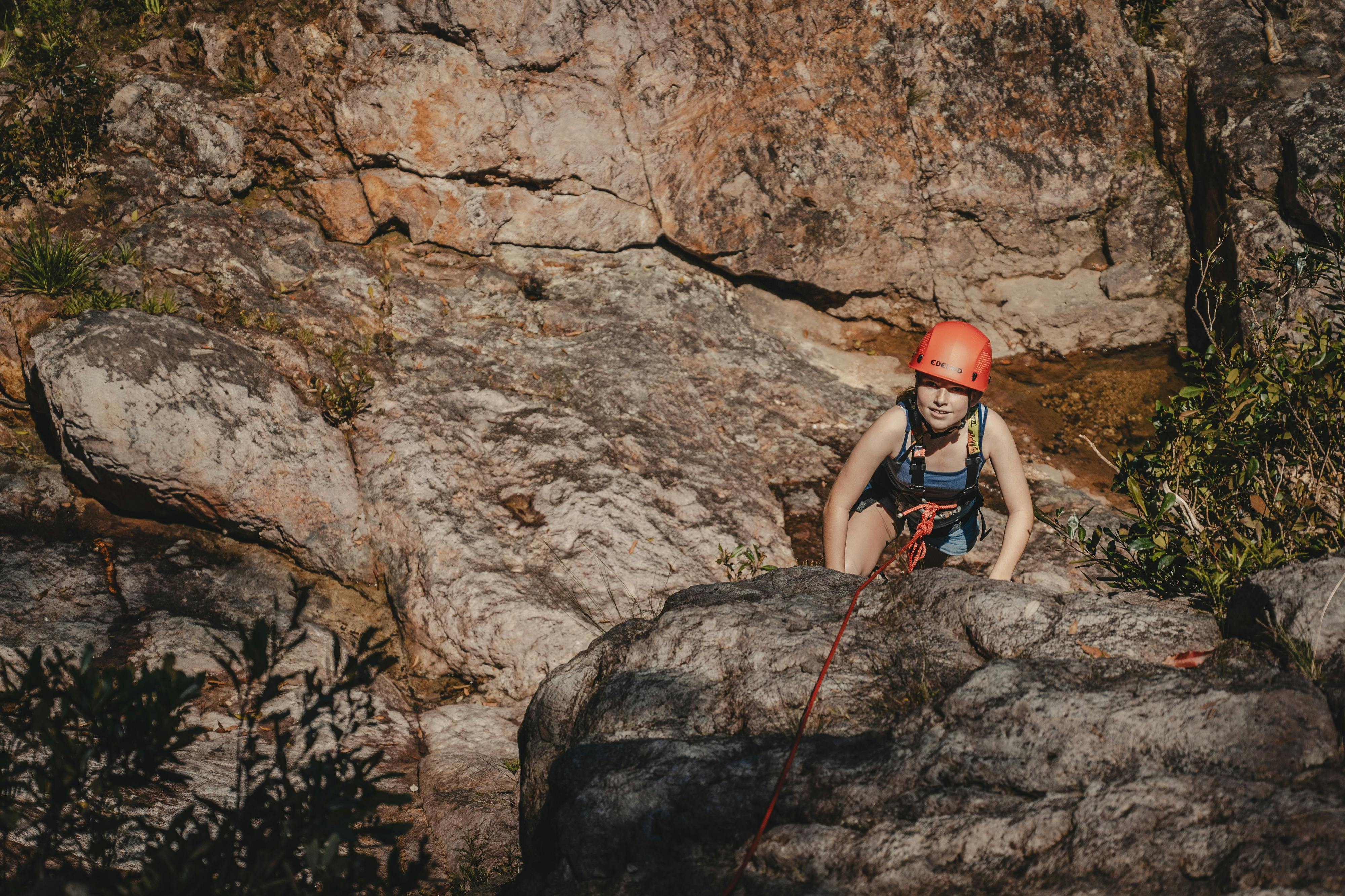 Rock-climbing Whian Whian State Conservation Area
