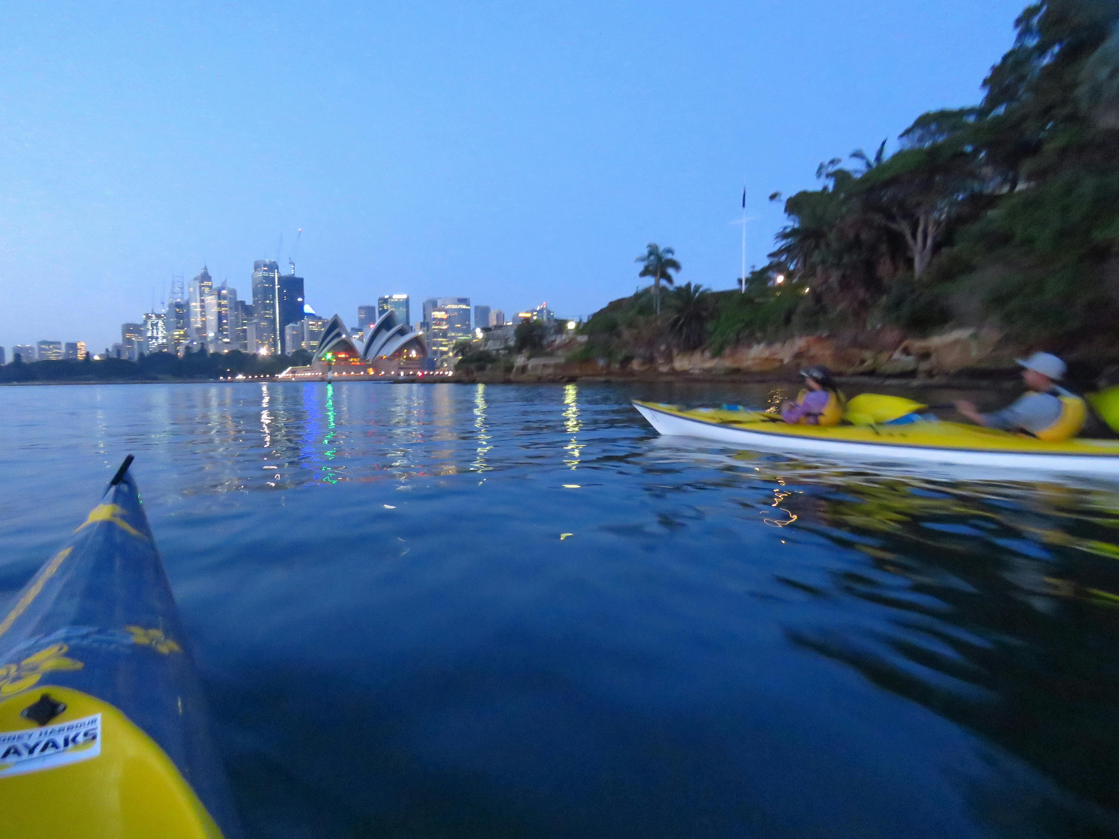 Sunrise Kayak Tour on Sydney Harbour
