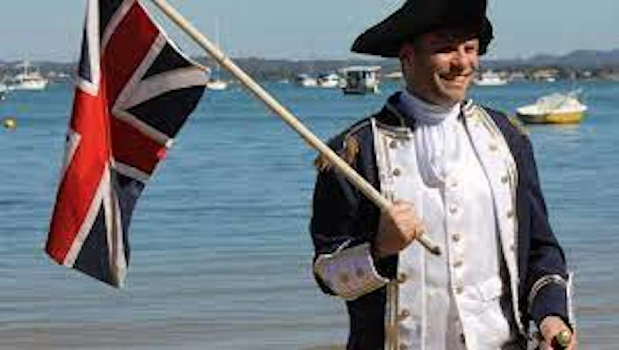 Coochiemudlo Island Flinders' Day Markets and re-enactment of Flinders' Landing