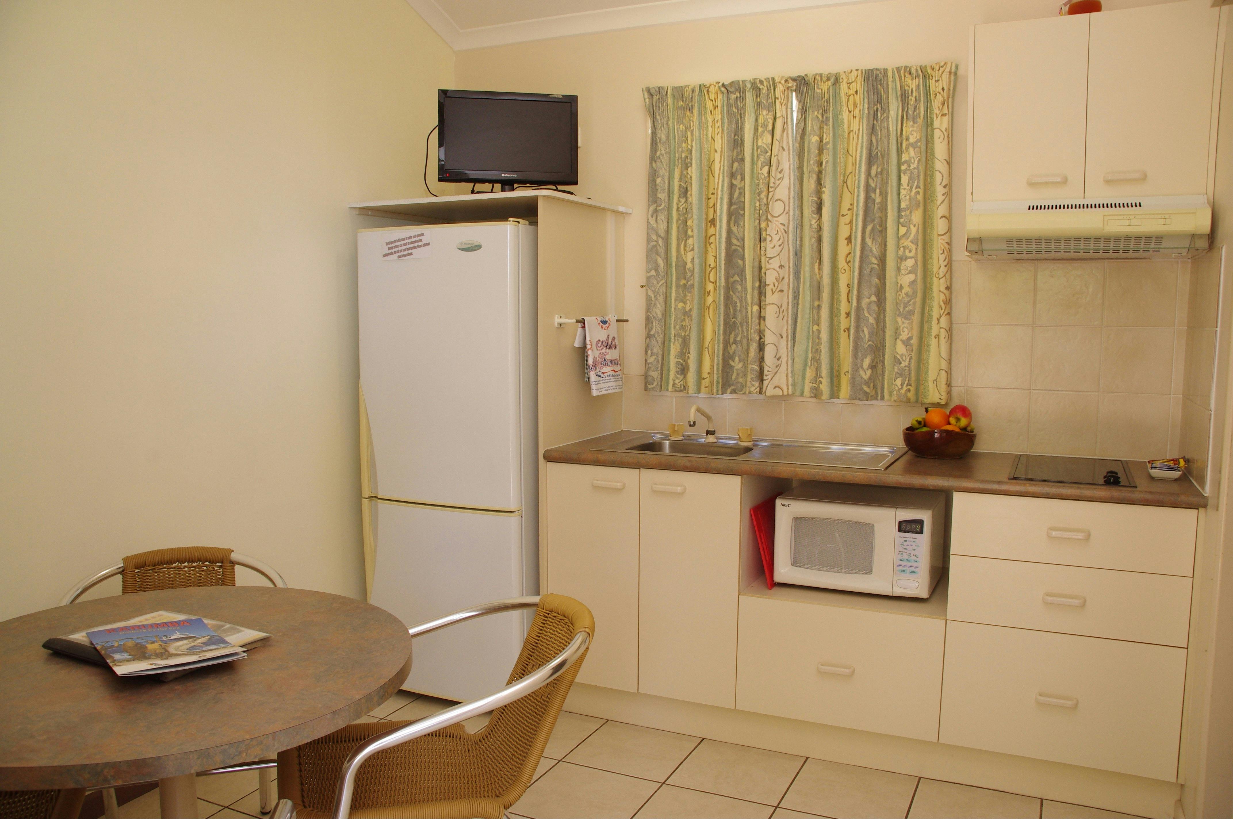 The cabins have great kitchen facilities