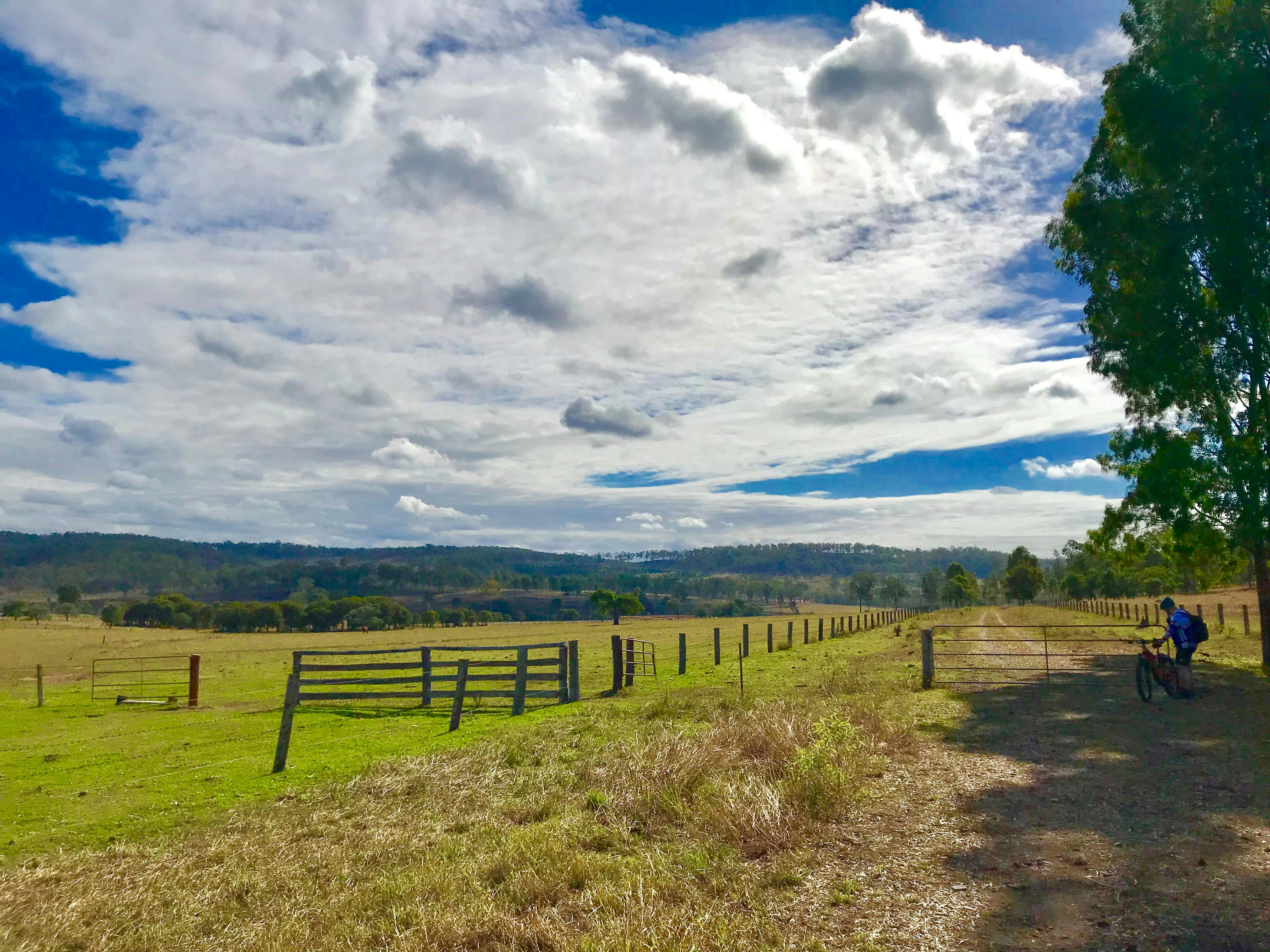 Outback scenery Riding the Brisbane Valley Rail Trail