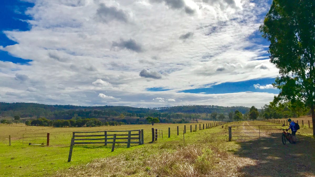 Outback scenery Riding the Brisbane Valley Rail Trail