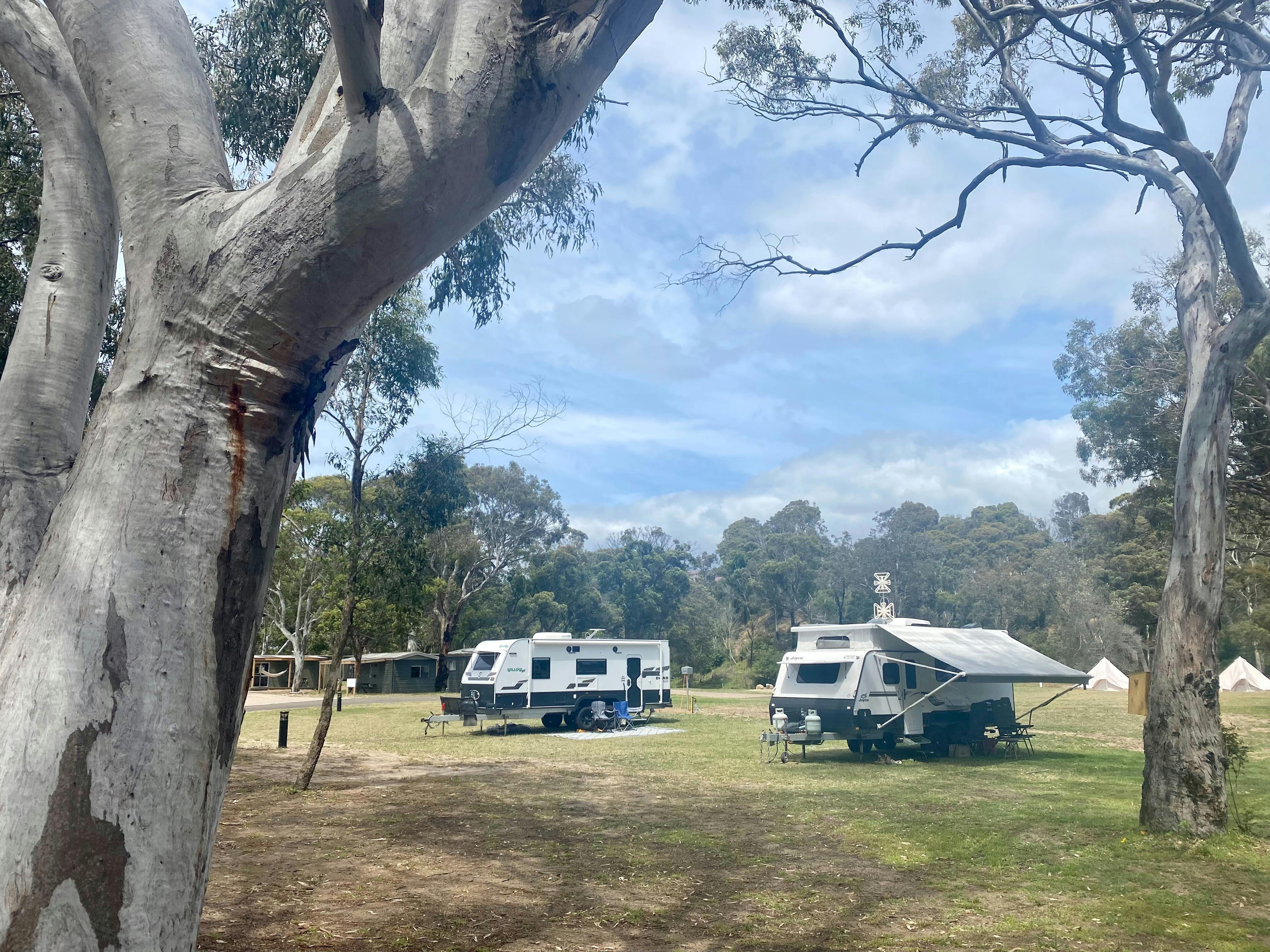 Spacious sites for vanners