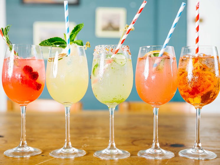 five spritz cocktails