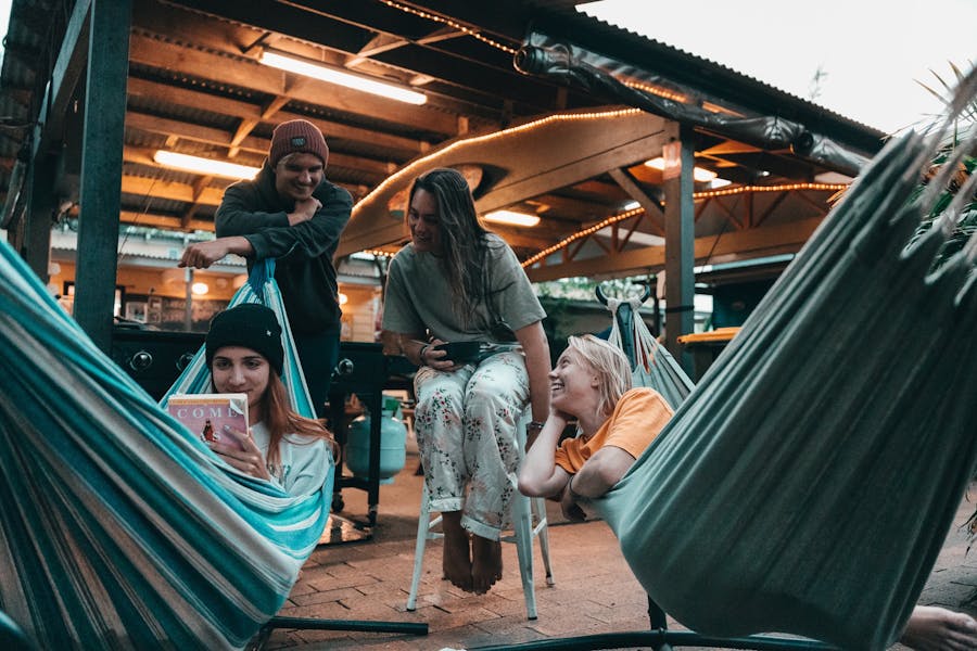 Relax at camp