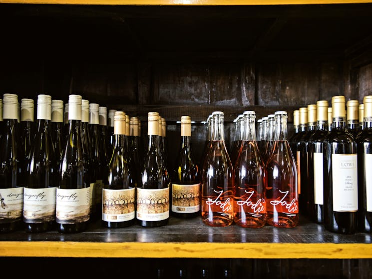 Wines at Lowe cellar door