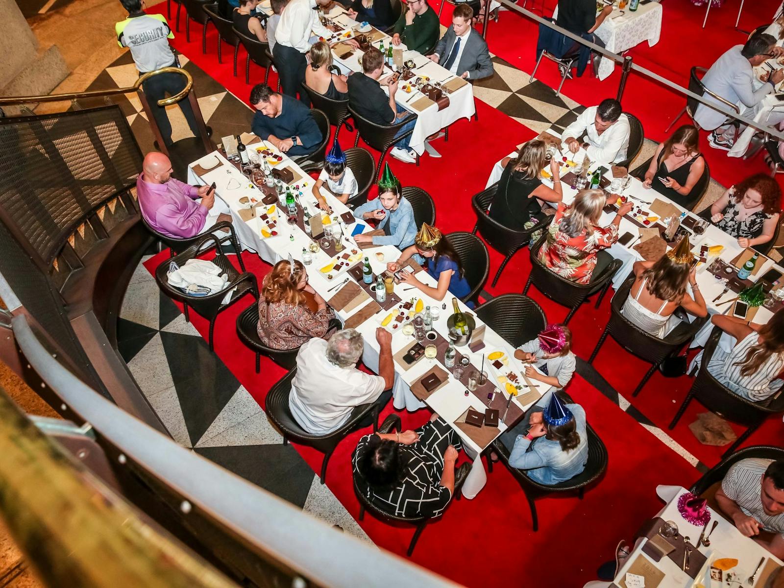 Guylian Cafe NYE Seating