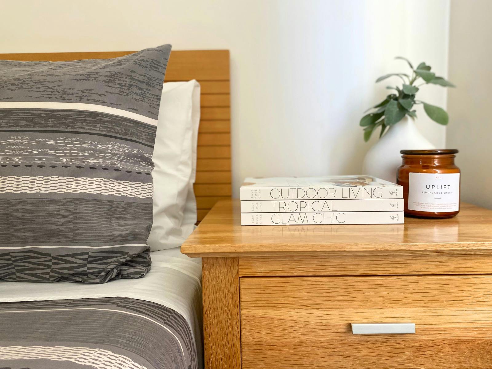 Relaxing bedrooms that encourage a peaceful and restful stay.