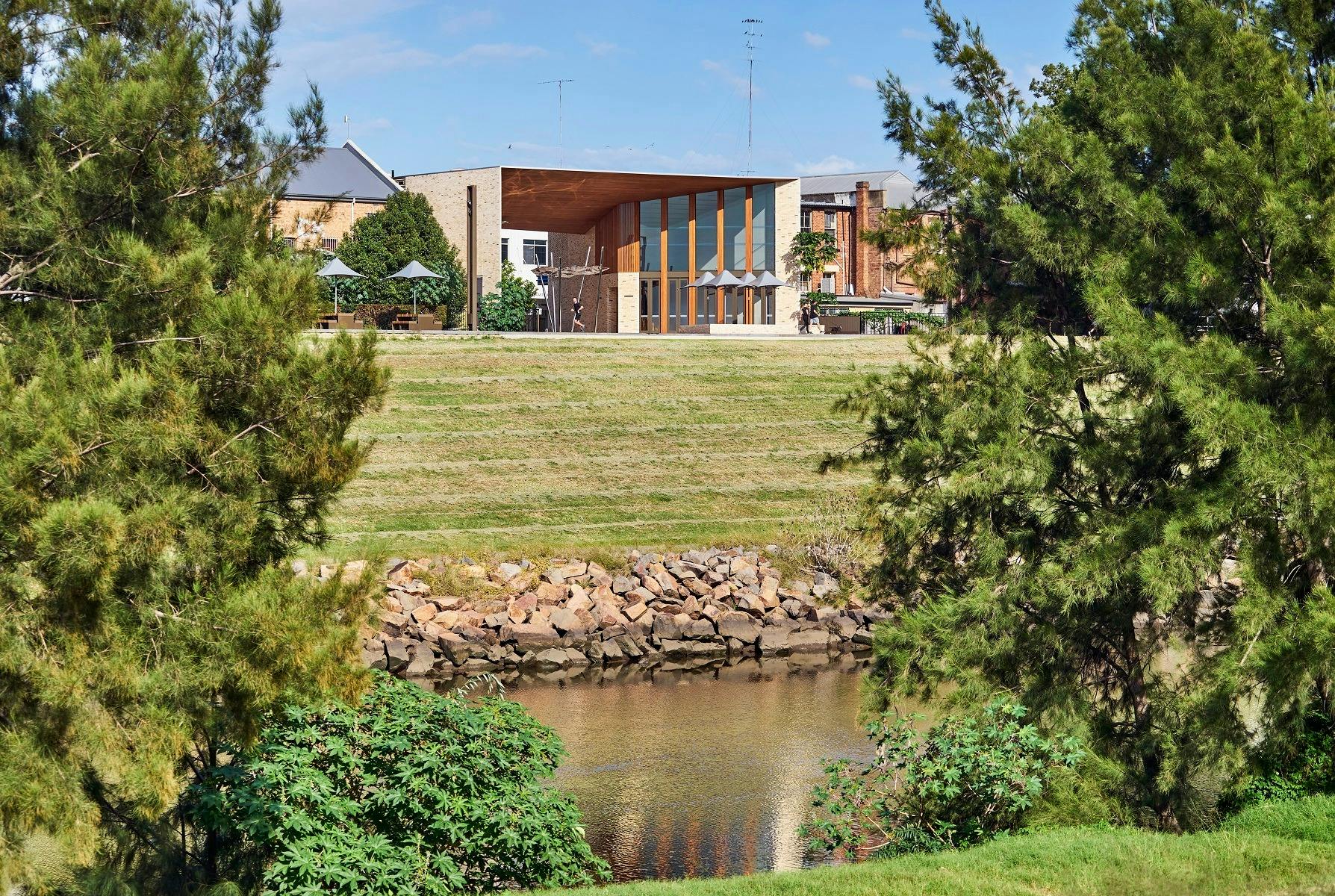 Riverlink Building at The Levee overlooking the Hunter River