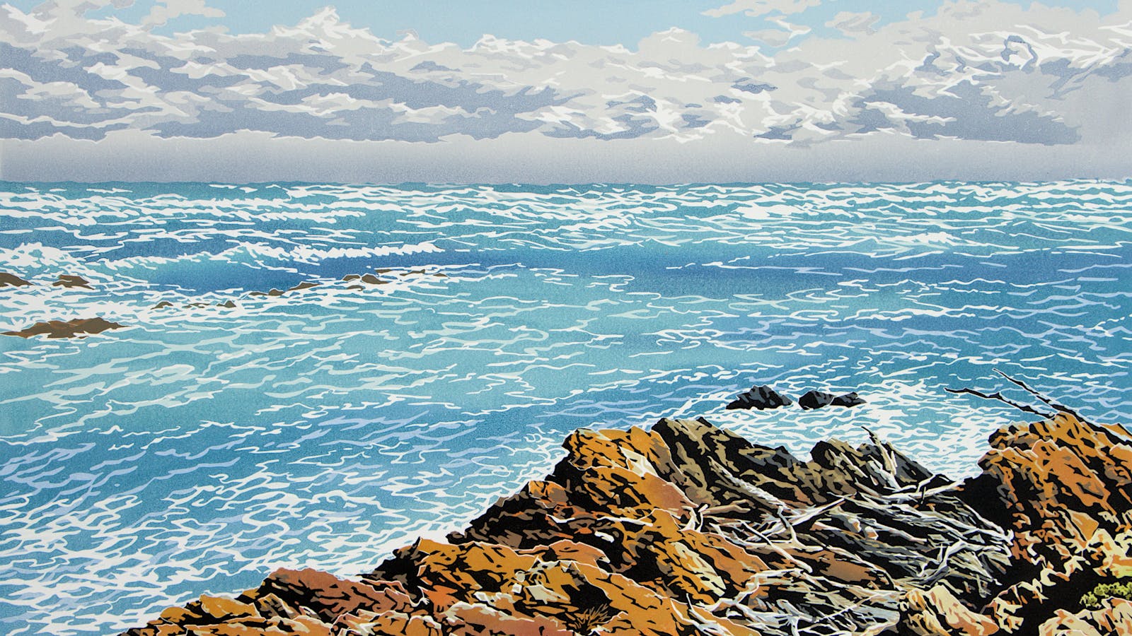 Sally James, 'Rock and Surf'