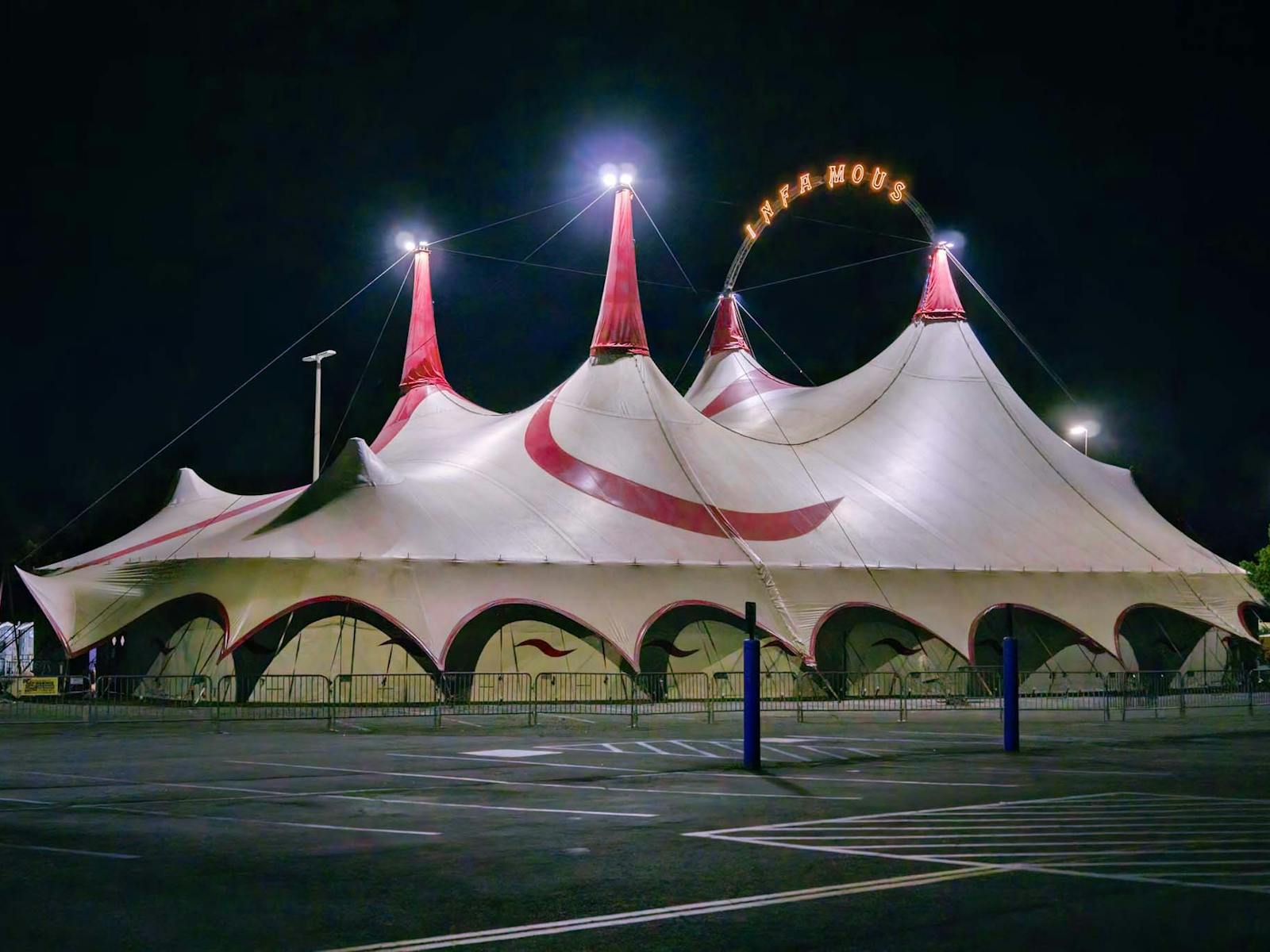 the infamous bigtop tent