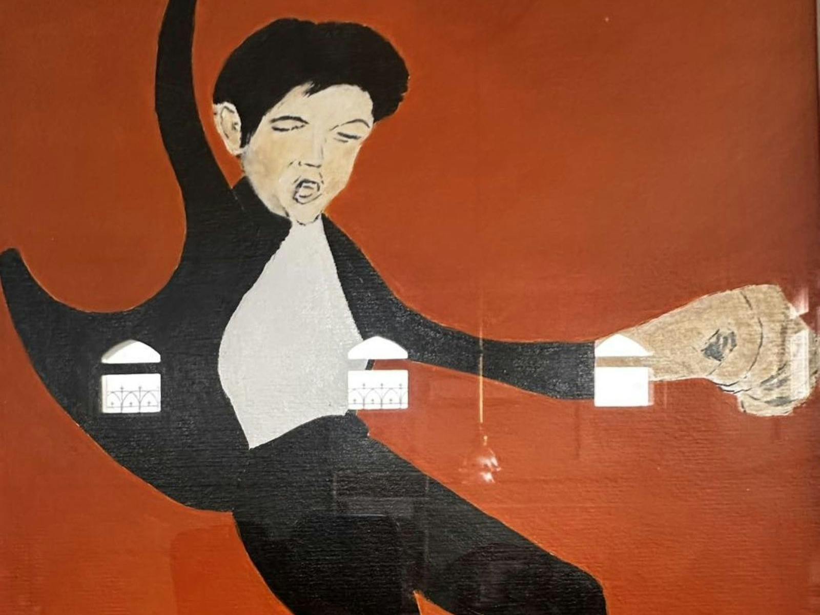 Painting of a performer