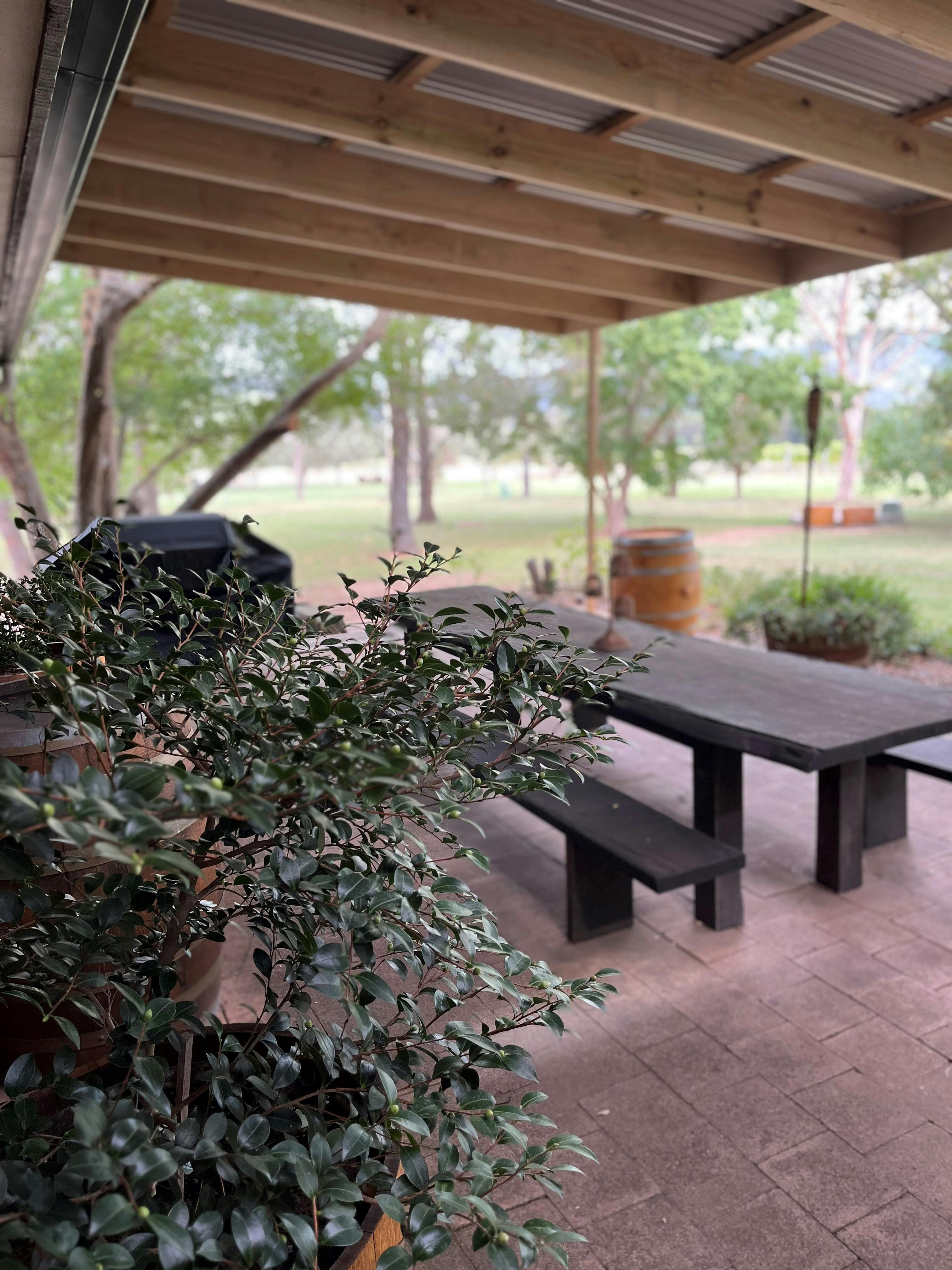 Large covered verandah