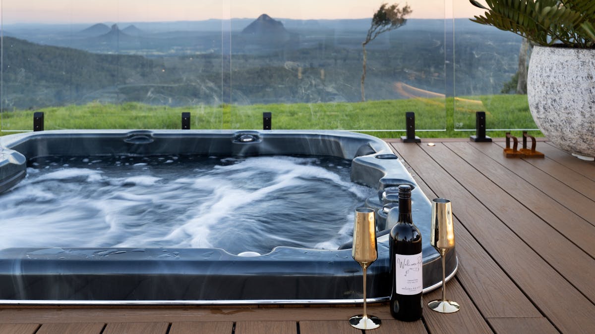 The Magical Dome spa with incredible views