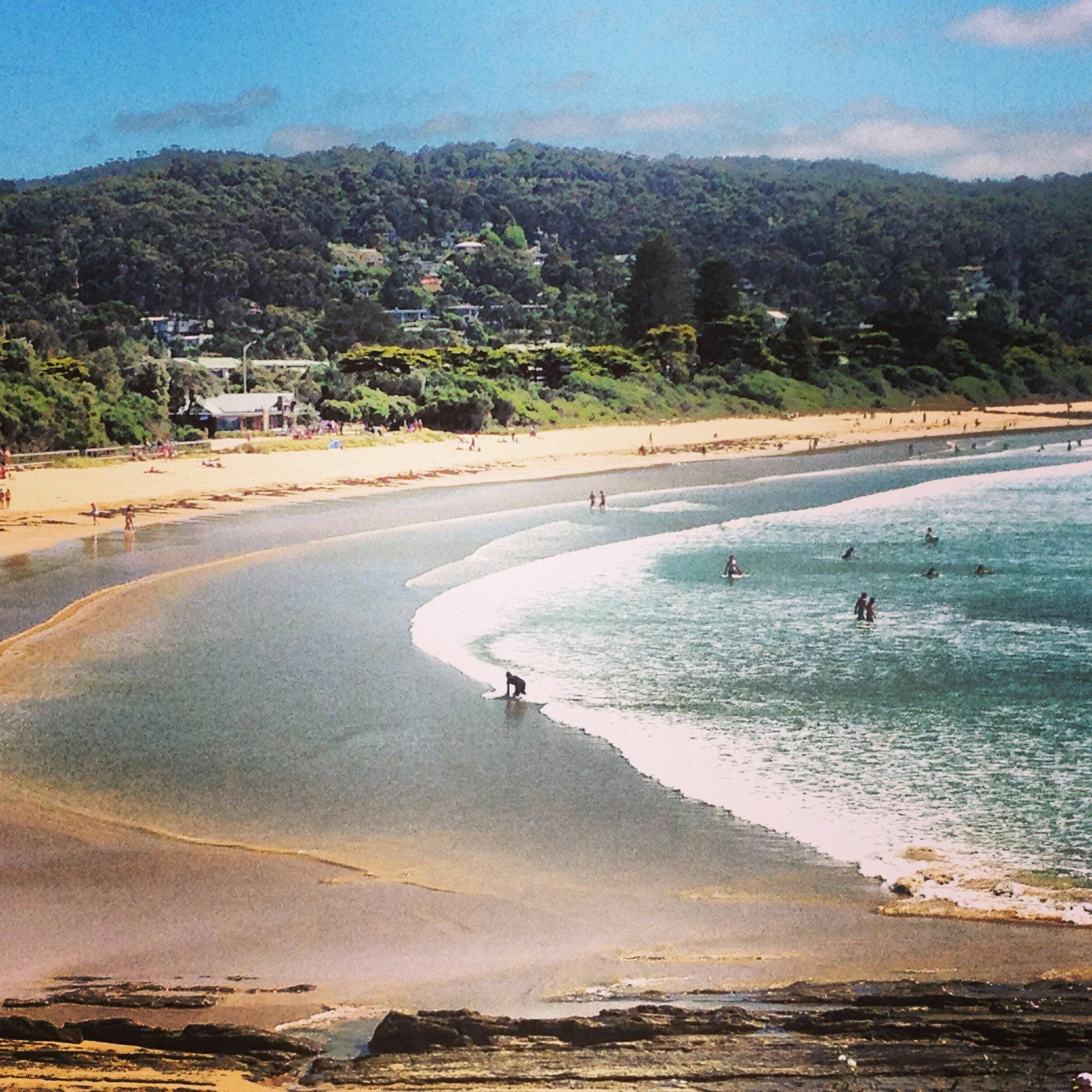 Lorne township and beach. One of the Great Ocean Road's crown jewels.