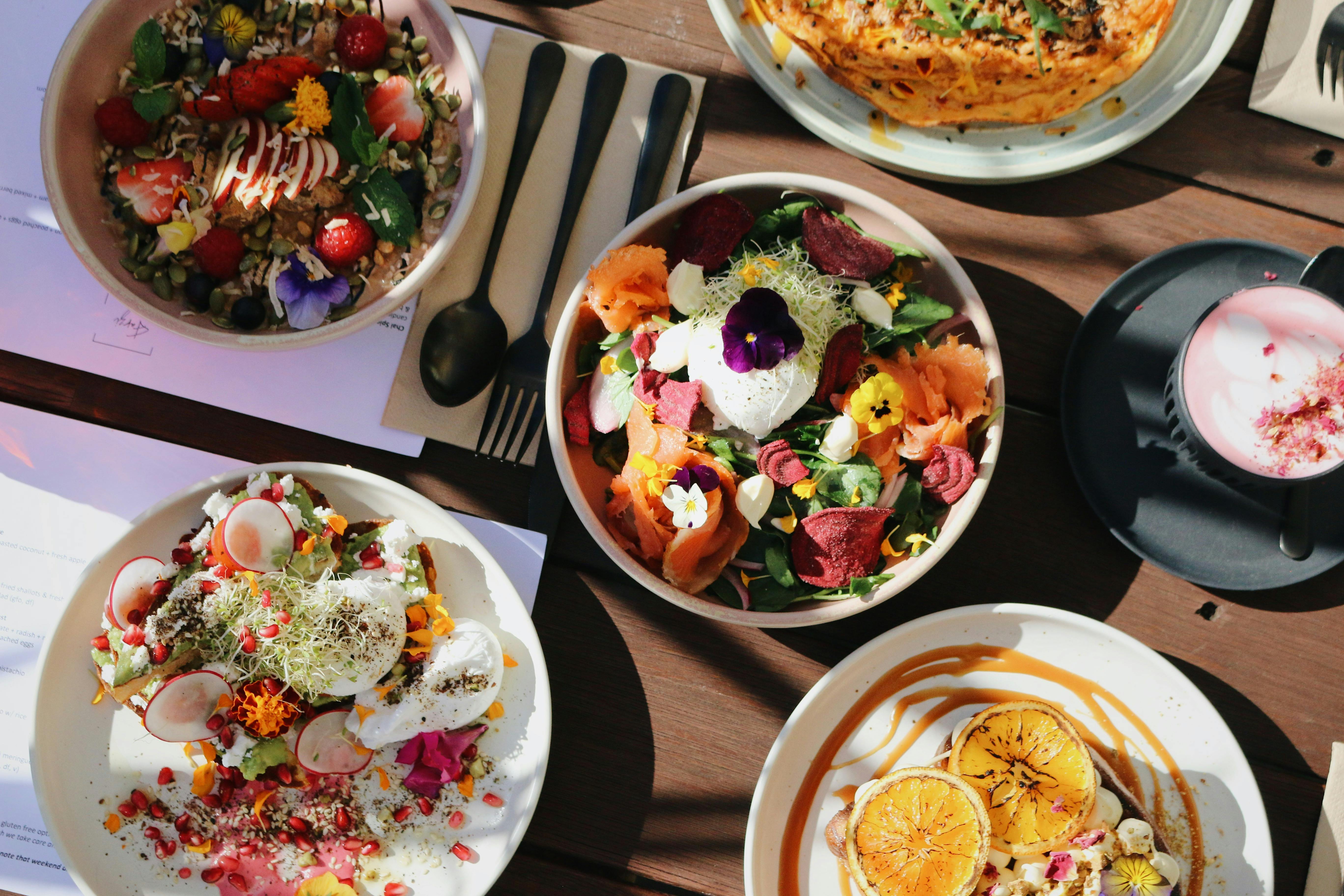 Brunch photo outdoors